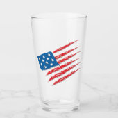 Amerikaanse vlag glas (Voorkant)