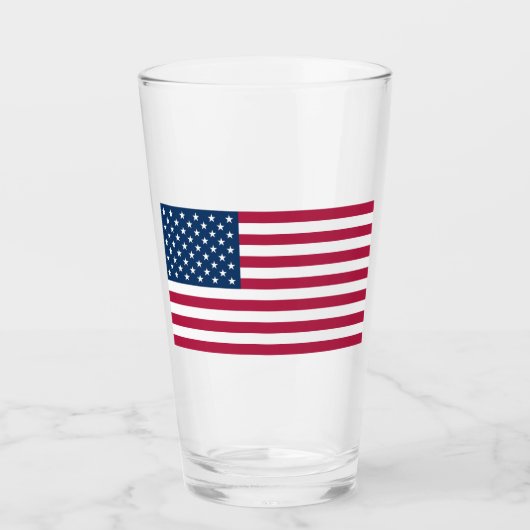 Amerikaanse vlag glas (Voorkant)