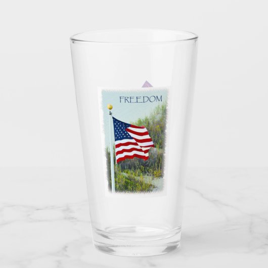 Amerikaanse vlag glas (Voorkant)