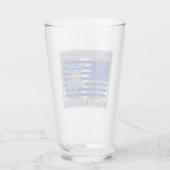 Amerikaanse vlag glas (Achterkant)