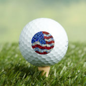 Amerikaanse vlag Glas in lood golfballen (Insitu Shirt)