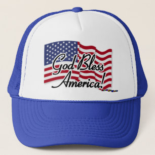 Amerikaanse vlag - God zegene Amerika! Trucker Pet