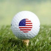 Amerikaanse vlag Golf Balls arc1 Golfballen (Insitu Shirt)