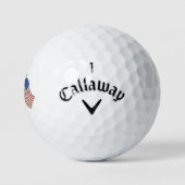 Amerikaanse vlag Golf Balls Golfballen (Logo)