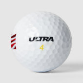 Amerikaanse Vlag Golf Cadeau Golfballen (Logo)