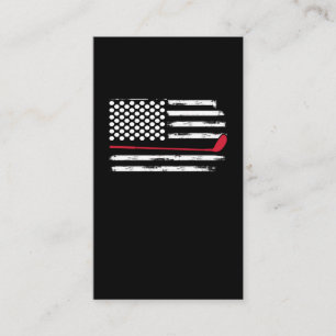 Amerikaanse vlag Golf Player USA 4 juli Golfer Visitekaartje
