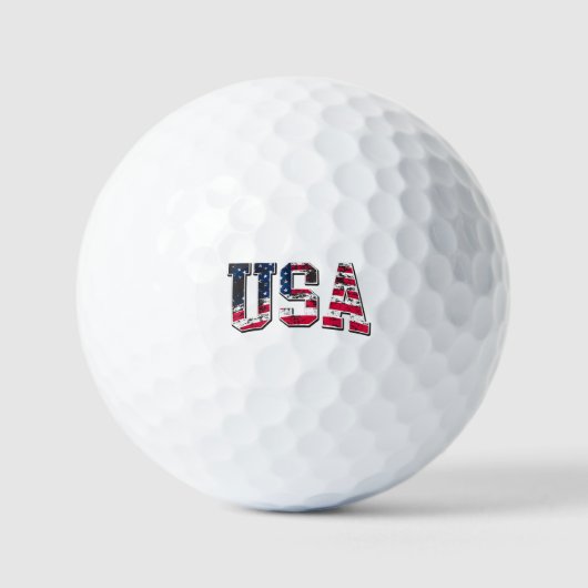 Amerikaanse vlag golfballen (Voorkant)