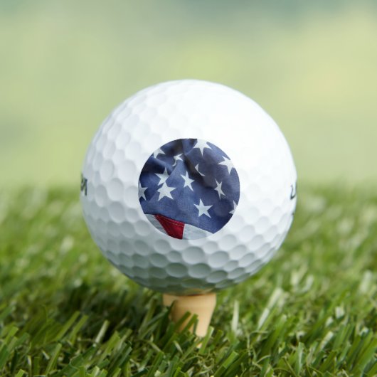 Amerikaanse vlag golfballen (Insitu Shirt)