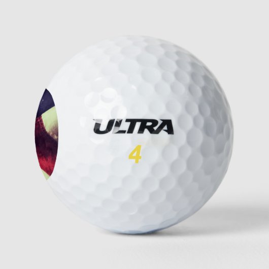 Amerikaanse vlag golfballen (Logo)