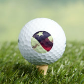 Amerikaanse vlag golfballen (Insitu Shirt)
