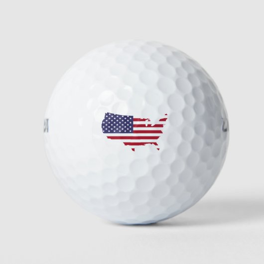 amerikaanse vlag golfballen (Voorkant)