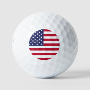 Amerikaanse vlag golfballen