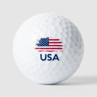 Amerikaanse vlag golfballen