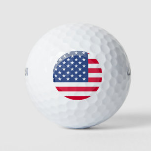 Amerikaanse vlag golfballen