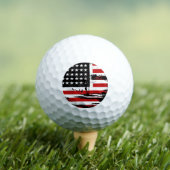  Amerikaanse vlag Golfballen (Insitu Shirt)