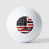 Amerikaanse vlag Golfballen (Voorkant)