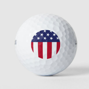 Amerikaanse vlag golfballen