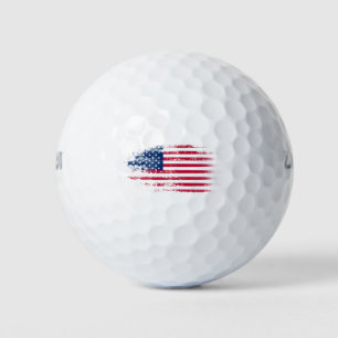 Amerikaanse vlag golfballen