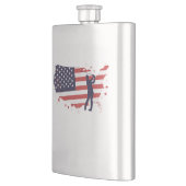 Amerikaanse vlag Golfer Flacon (Links)