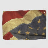 Amerikaanse vlag golfhanddoek (Horizontaal)