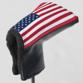 Amerikaanse vlag golfheadcover (3/4 voorkant)