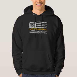 Amerikaanse vlag Grandma Welding S. Hoodie
