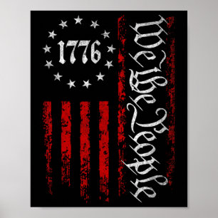 Amerikaanse vlag Grondwet van de Verenigde Staten Poster