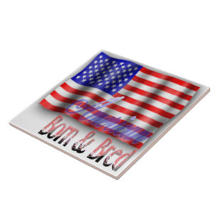 Amerikaanse vlag ・ Groot ・ Tile Tegeltje