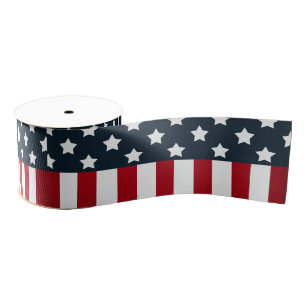 Amerikaanse vlag grosgrain lint