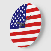 Amerikaanse vlag grote klok (Hoek)