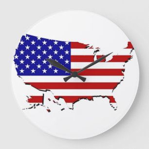 Amerikaanse vlag grote klok