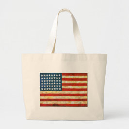 Amerikaanse vlag grote tote bag