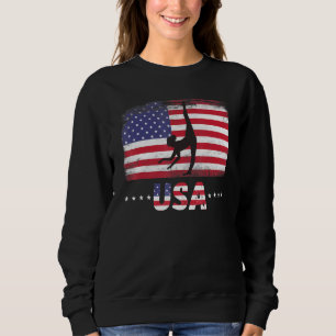 Amerikaanse vlag Gymnastic Hula Hoop Usa Patriotic Trui