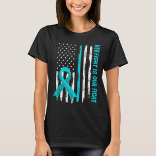 Amerikaanse vlag haar gevecht is mijn vuurpotensyn t-shirt