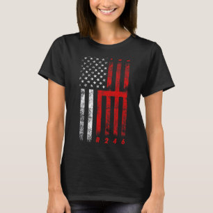 Amerikaanse vlag Handleiding Transmission Stick Sh T-shirt