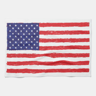 Amerikaanse vlag *Handschets* Verenigde Staten vla Theedoek