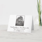 Amerikaanse vlag Hartelijk dank Bedankkaart (Achterkant)