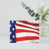 Amerikaanse vlag Hartelijk dank Briefkaart (Staand voorkant)