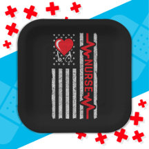 Amerikaanse vlag held leven verpleegkundige waarde