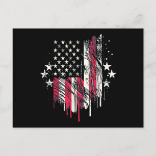 Amerikaanse Vlag Heren USA Peuter Amerikaanse Vlag Briefkaart