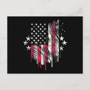 Amerikaanse Vlag Heren USA Peuter Amerikaanse Vlag Briefkaart