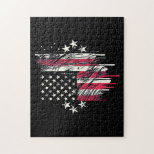 Amerikaanse Vlag Heren USA Peuter Amerikaanse Vlag Legpuzzel