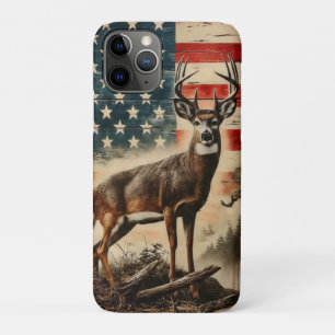 Amerikaanse Vlag Hert Golf Patriottisch Mannetjes iPhone 11 Pro Hoesje