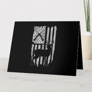 Amerikaanse Vlag Hertenjacht Patriottische Jager M Kaart