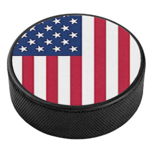 Amerikaanse vlag hockey puck