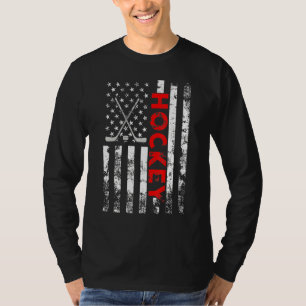 Amerikaanse vlag Hockey Usa Patriotic T-shirt