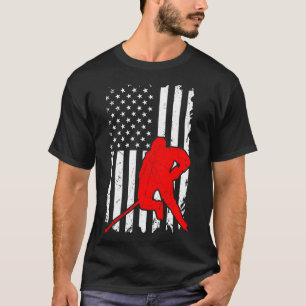 Amerikaanse Vlag Hockey Usa Patriottisch  T-shirt