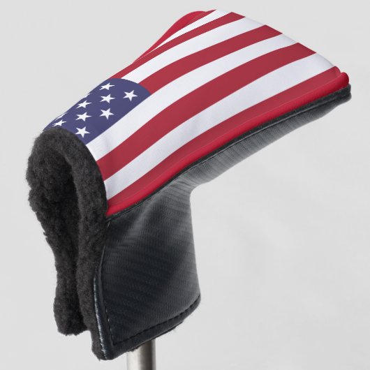 Amerikaanse vlag Hoesje Golfheadcover (3/4 voorkant)