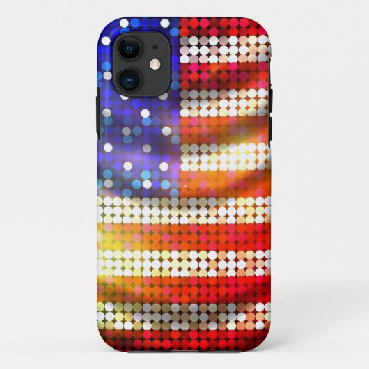 Amerikaanse vlag Hoesje van mousserend bezaaid (Achterkant)