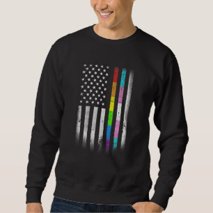 Amerikaanse vlag Homoseksuele rechten homo's, homo Trui